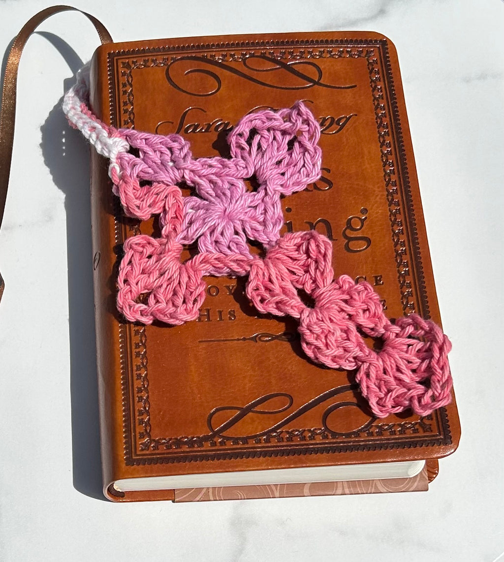 Crochet Cross Bookmark - Multicolor WPP
