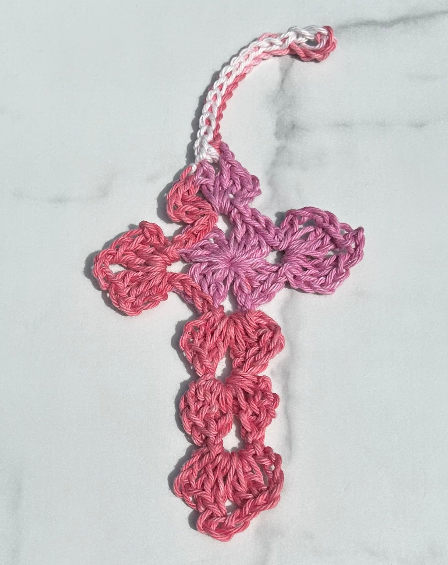 Crochet Cross Bookmark - Multicolor WPP